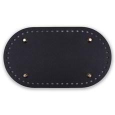 Jinga包底 橢圓形 25 x 12 cm, 1個, 黑色