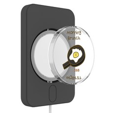 아스카코리아 모닝브런치 아머 맥세이프 투명 케이스, 에그머니나, 1개