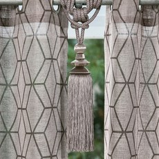 GINNA SONG 流蘇造型窗簾綁繩, 棕色, 1個