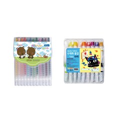 ARTMORE 玩具彩色鉛筆 12 色 + 油漆 18 色套組, 1套