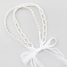 CHENNY BONGBONG 童款緞帶珍珠髮帶 2種