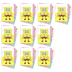 海綿寶寶 A5 6孔紙質封面手帳, 80張, 10個