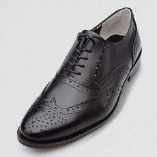 VONIN 翼紋雕花牛津鞋 JH062BK