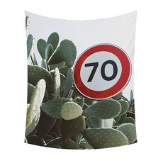 MA 따뜻한 봄 플라워 태피스트리 기모, TYPE22