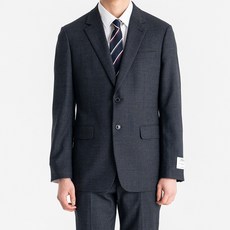 Kinloch 男士細格紋修身西裝外套