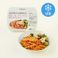 그리팅 뷰티핏 미트 토마토 소스 & 통밀파스타 (냉동), 240g, 1개