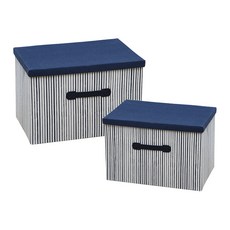 附蓋收納布籃, 2個, B型