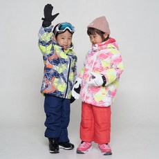 Efrider 兒童款 Geotitch 滑雪服上下套裝