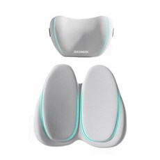 bebehome 汽車頭枕腰靠舒壓護脊組, 腰部支撐, 1組, 灰色