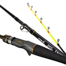 HAIDON 海東 Taco Hunter 章魚釣竿 150XH, 黑色 + 黃色