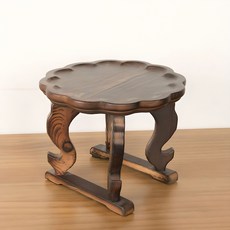 Mini Deco 迷你裝飾原木小茶几, 1個, 單色