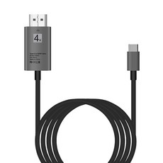 HDMI Type-C 電纜 3m 60Hz HD-3M, 混色, 1個