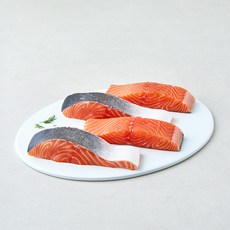 모위 노르웨이산 생연어 스테이크 (냉장), 1개, 800g