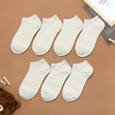 비단길 주니어용 J톤스 골지 커즈 양말 7켤레