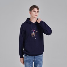 BEVERLY HILLS POLO CLUB 彩色polo黑色連帽衫 CPG9T04