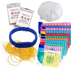 Be51燙髮工具多合一16件組, 混色, 1套