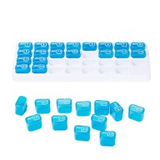 整月份拆卸式藥盒, 1個