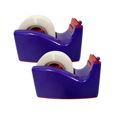 自動膠帶安全膠帶切割器, 紫色+紅色, 2個