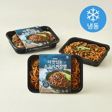 건강한끼 더 맛있는 소고기 짜장면 (냉동), 310g, 3개