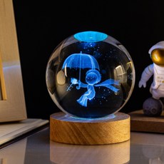 前程似錦 感性LED現代水晶球 臥室氣氛燈 6cm, 小王子