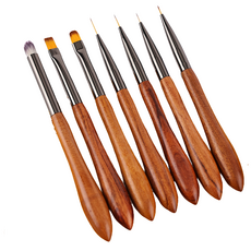 Velian檀香木美術刷套組, 1套, 7號