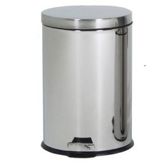 와이제이컴퍼니 댐퍼장착 무소음 스텐 페달휴지통 20L, 혼합색상