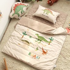 amante 嬰兒恐龍睡墊 3件組, 米色