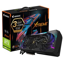 GIGABYTE AORUS 지포스 RTX 3080 Xtreme V2 D6X 10GB 그래픽카드 제이씨현 LHR