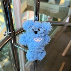 彩色毛根娃娃鑰匙圈