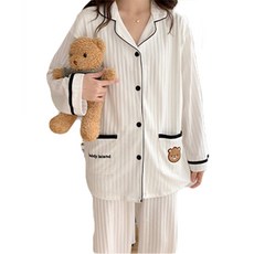 Minsung Company 孕婦口袋睡衣上下衣套裝