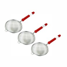 手柄麵粉篩, 3個