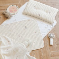 바미블랑 유아용 냉감 방수 패드, 달토끼