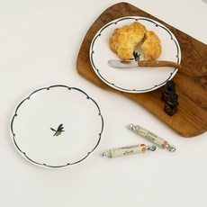 한국도자기 포지타노 접시 19cm, 그린, 2개, 접시 2p