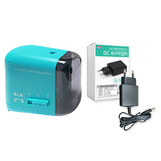 ELM 電動削鉛筆機 V5+專屬充電器, 天空（卷筆刀）, 1套