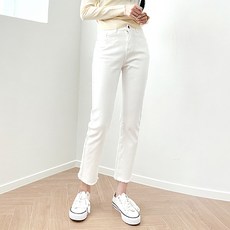 JAL BBA JEAN 女款剪裁直筒棉褲