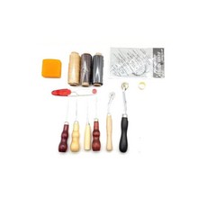 皮革工藝 縫紉 13件組 A, 混合色, 1套