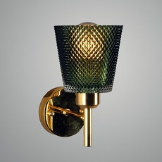 螺絲燈泡壁燈 1號, 金綠色