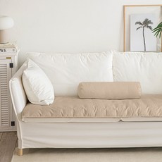 ELENA HEIM Everyday 圓柱形抱枕套 + 枕芯組合, 杏色