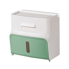 JCP現代抽屜式面紙盒架, 綠色, 1個