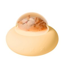 Makemine 睡覺的動物 LED 燈貓, 單色