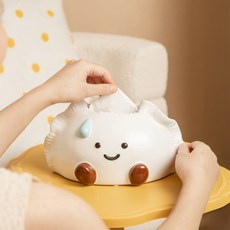 Makuwaku 可愛餃子陶瓷面紙盒 客廳裝飾 MHJ065, 餃子, 1個