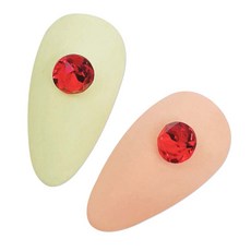 메이브라운 대용량 네일스톤 고퀄원형 V컷 6mm 30p, 레드, 30개