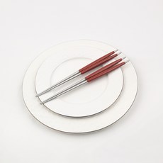 Bogen 萬寶龍可愛餐具真空筷子, 2個, 紅色