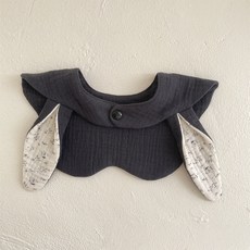 Hararoy 嬰兒可愛兔子領巾圍兜