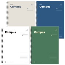 POPO FANCY 3000 校園橫線筆記本 4款組合, 1套, 白色, 綠色, 灰色, 海軍藍