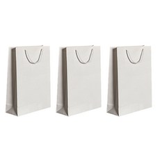 언더보스 무지 쇼핑백 세로형 40 x 30 x 10 cm, 흰색, 3개