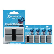 Xspiders 男性手指保護指帶 20p, 灰色的