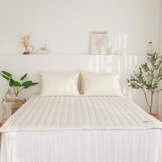 yesbedding 純粹優質有機棉睡墊, 米色