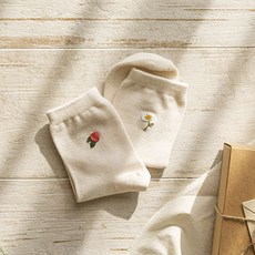 hobbyful 哈維草花襪法式刺繡課+DIY套件, 混色