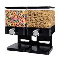 Homecina 穀物雙分配器黑色, 1入